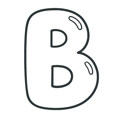 Letter B Coloring Pages for Kids 2026 – Free PDF Download