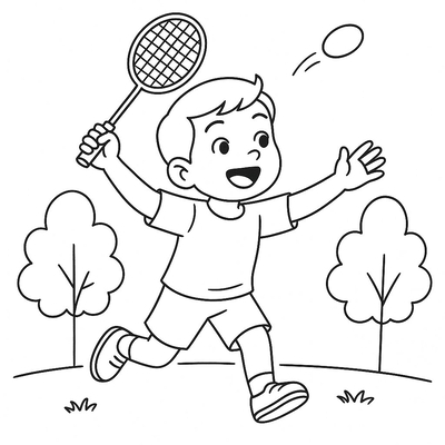 Morning Exercise Coloring Pages for Kids 2026
