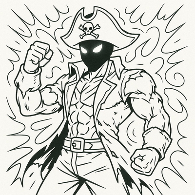 Pirate Superhero Coloring Pages for Kids 2026 – PDF Coloring Sheets