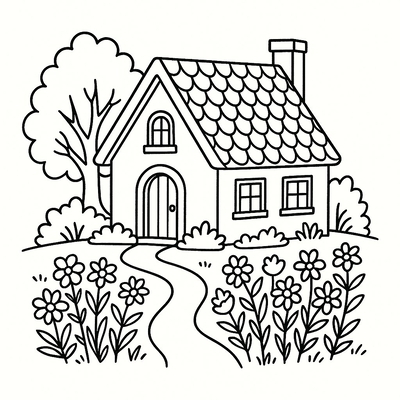 Rainbow House Coloring Pages for Kids – Most Beautiful Designs 2026