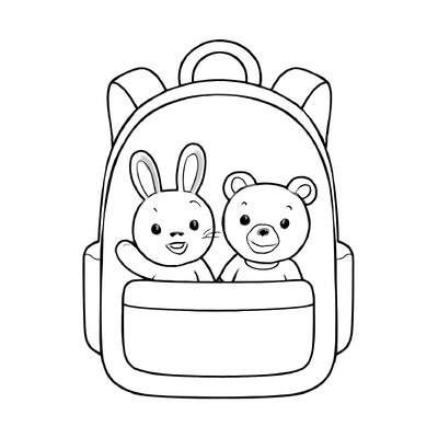 School Bag Coloring Pages for Kids 2026 – Free PDF Download