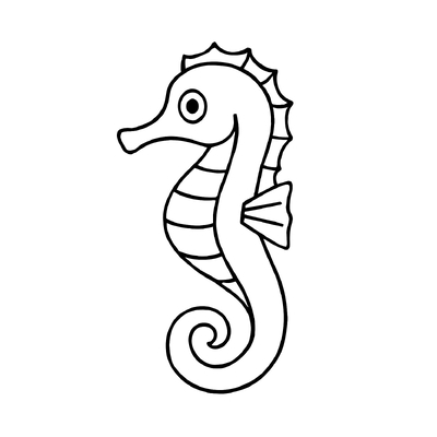 Seahorse Coloring Pages for Kids 2026 – Free PDF Download