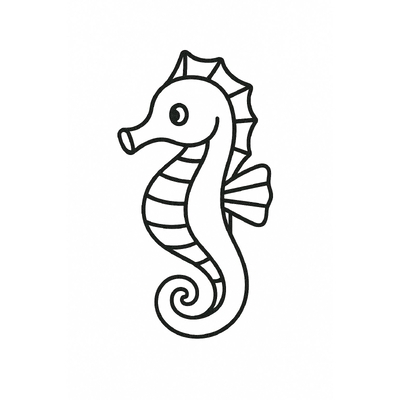 Seahorse Coloring Pages for Kids 2026 – Free PDF Download