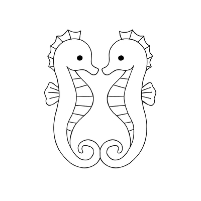 Seahorse Coloring Pages for Kids 2026 – Free PDF Download