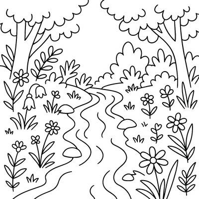 Secret Garden Coloring Book for Kids 2026