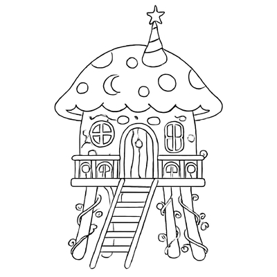 Stilt House Coloring Pages for Kids 2026 – Free PDF Download