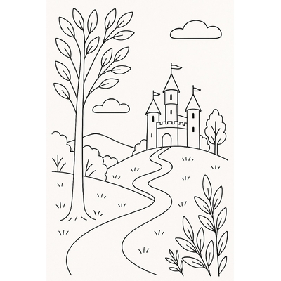Water Spinach Coloring Pages for Kids 2026