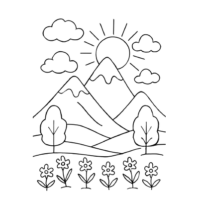 Water Spinach Coloring Pages for Kids 2026