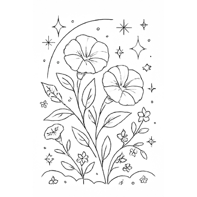 Water Spinach Coloring Pages for Kids 2026