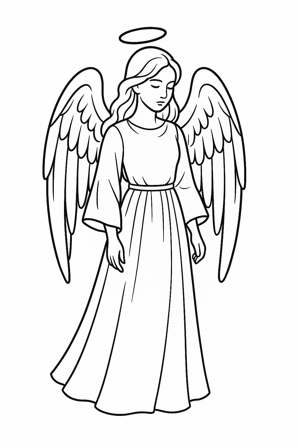 Softly Realistic Angel