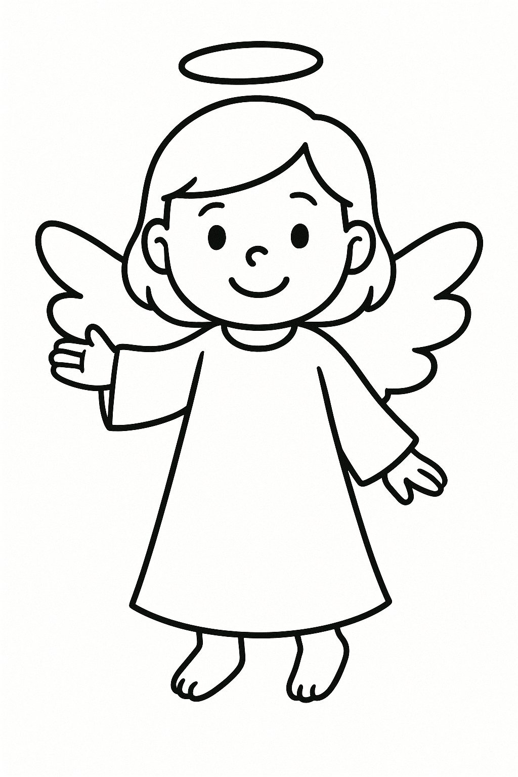 Angel Coloring Pages for Kids 2026 – Beautiful and Easy to Download