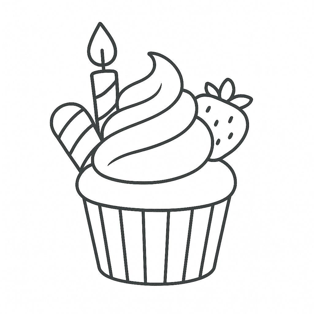 Festive Cupcake