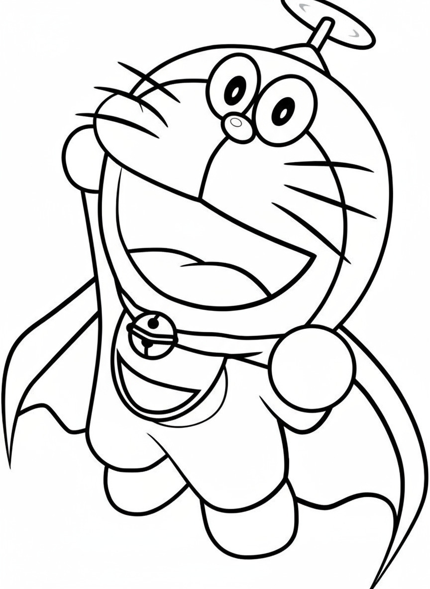 Cute Doraemon Coloring Pages in Many Styles Kids Love 2026