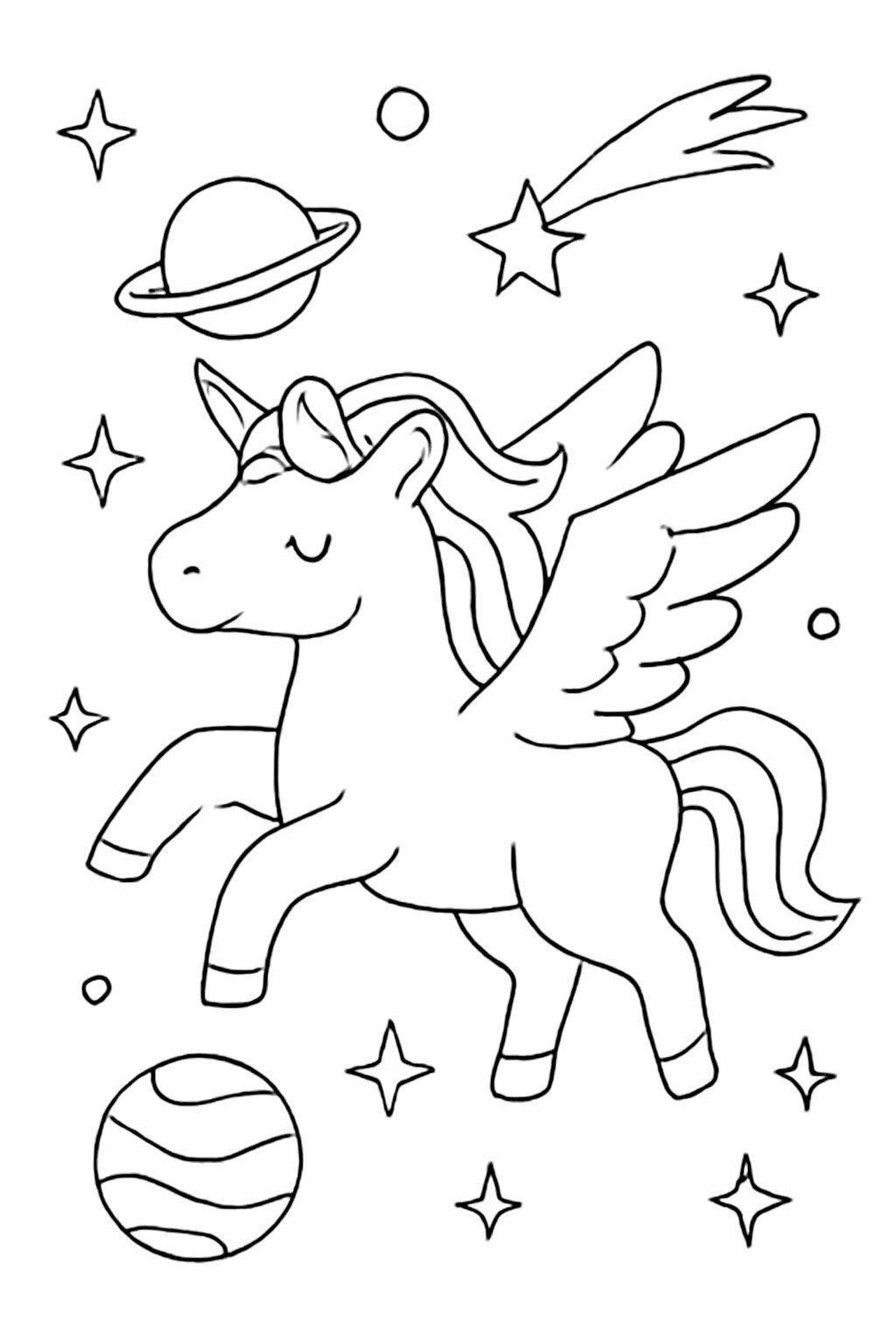 Unicorn in Space