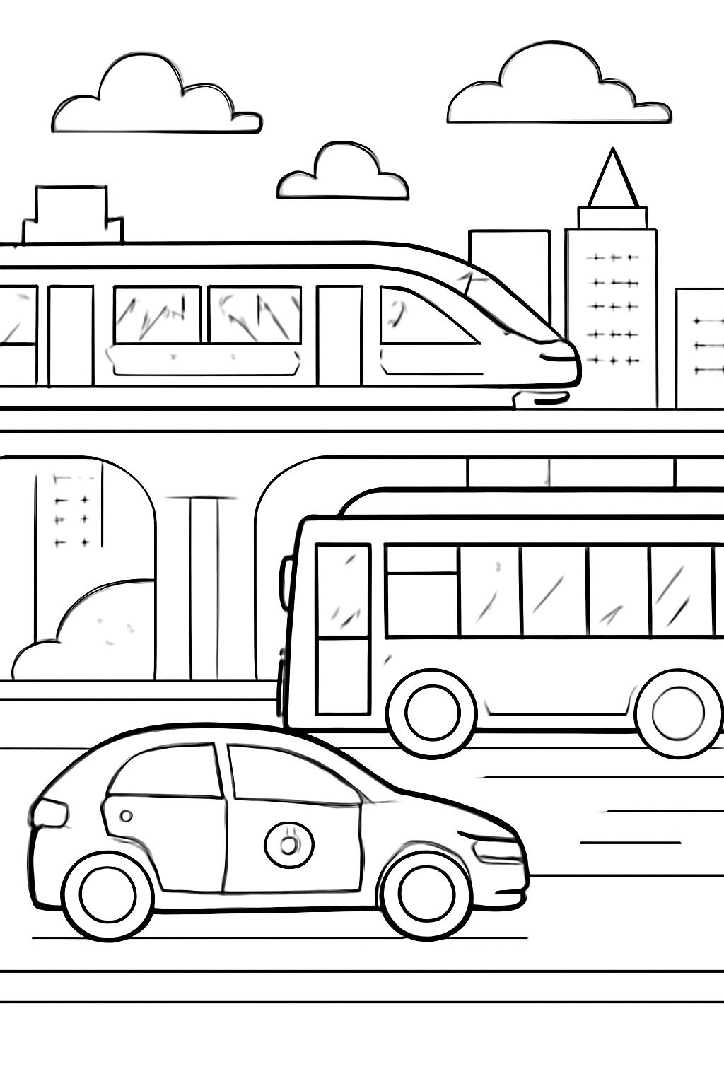 Traffic-Themed Coloring Pages for Kids – Beautiful 2026 Collection