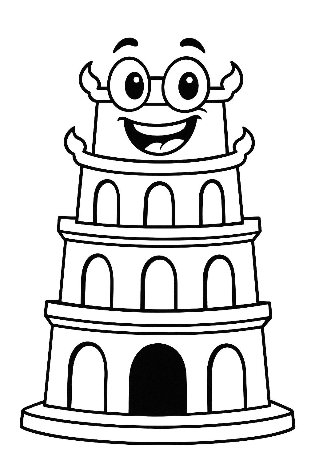 Humorous Turtle Tower