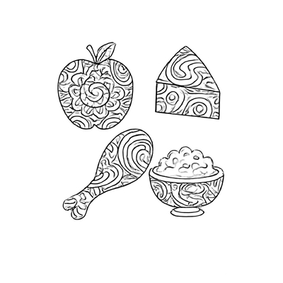 4 Food Groups Coloring Pages 2026 to Help Kids Understand Nutrition