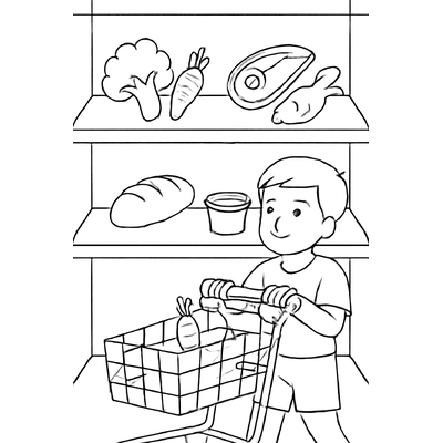 4 Food Groups Coloring Pages 2026 to Help Kids Understand Nutrition