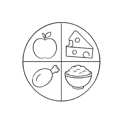 4 Food Groups Coloring Pages 2026 to Help Kids Understand Nutrition