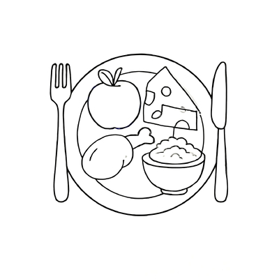 4 Food Groups Coloring Pages 2026 to Help Kids Understand Nutrition