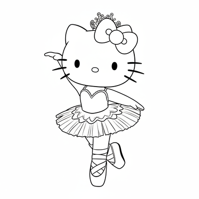 Adorable Hello Kitty Coloring Pages Kids Absolutely Love