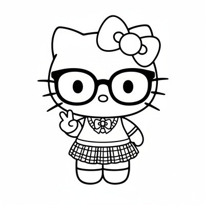 Adorable Hello Kitty Coloring Pages Kids Absolutely Love