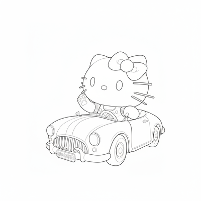 Adorable Hello Kitty Coloring Pages Kids Absolutely Love