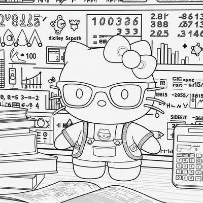 Adorable Hello Kitty Coloring Pages Kids Absolutely Love