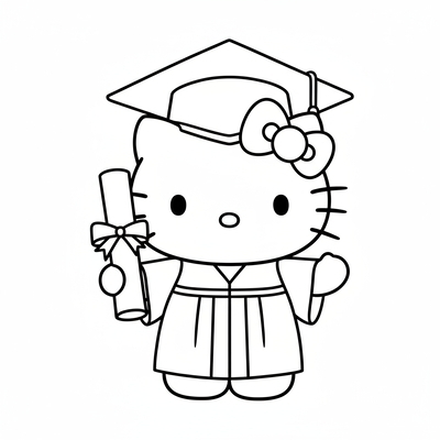 Adorable Hello Kitty Coloring Pages Kids Absolutely Love