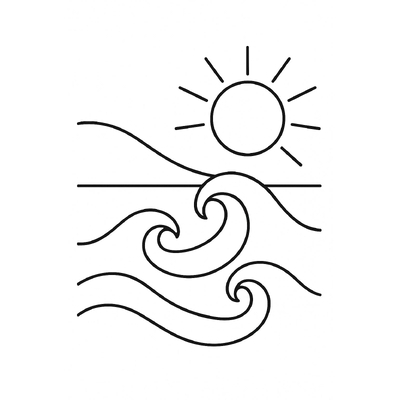 Beach Landscape Coloring Pages for Kids 2026 – Beautiful Designs