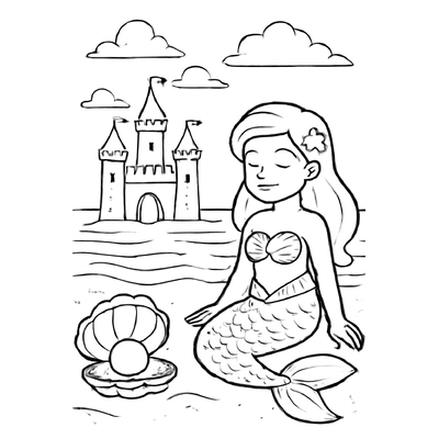 Beach Landscape Coloring Pages for Kids 2026 – Beautiful Designs