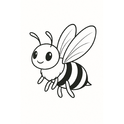 Bee Coloring Pages for Kids 2026
