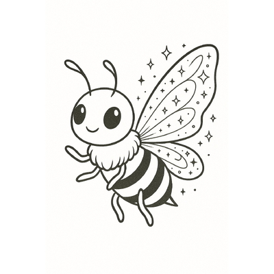 Bee Coloring Pages for Kids 2026