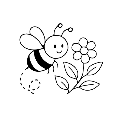 Bee Coloring Pages for Kids 2026