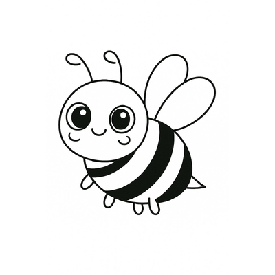 Bee Coloring Pages for Kids 2026