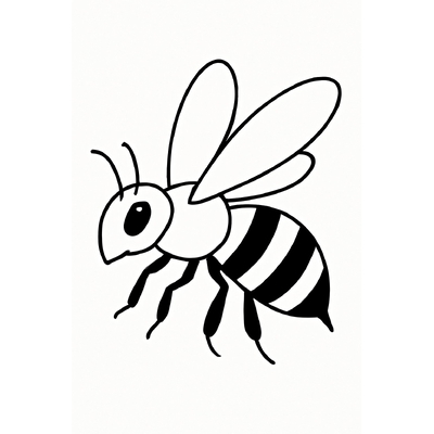 Bee Coloring Pages for Kids 2026
