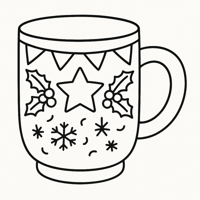 Cup Coloring Pages 2026 – PDF for Kids