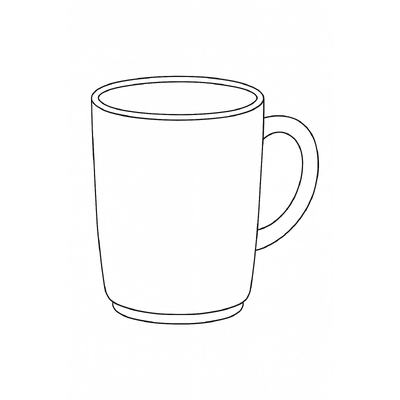 Cup Coloring Pages 2026 – PDF for Kids