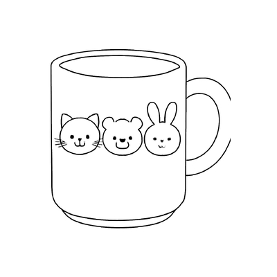 Cup Coloring Pages 2026 – PDF for Kids