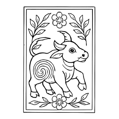 Five-Fruit Tray (Tet) Coloring Pages for Kids 2026 – Beautiful Designs