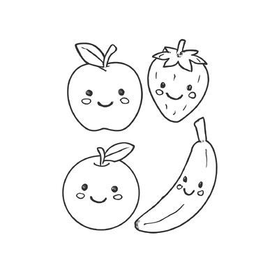 Five-Fruit Tray (Tet) Coloring Pages for Kids 2026 – Beautiful Designs
