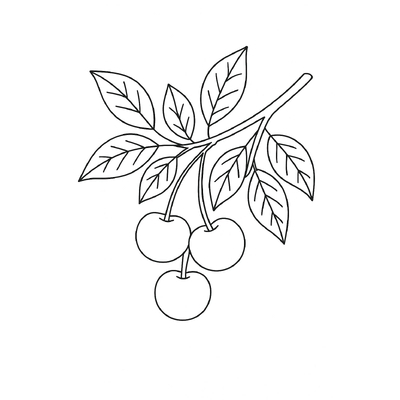 Fruit Trees Coloring Pages 2026 – PDF for Kids