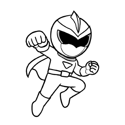 Gao Ranger Coloring Pages for Kids 2026