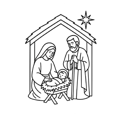 Meaningful Christmas Nativity Coloring Pages for Kids 2026
