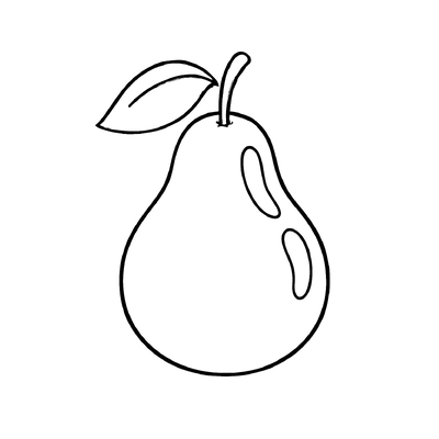 Pear Coloring Pages for Kids 2026 – Lively PDF Images