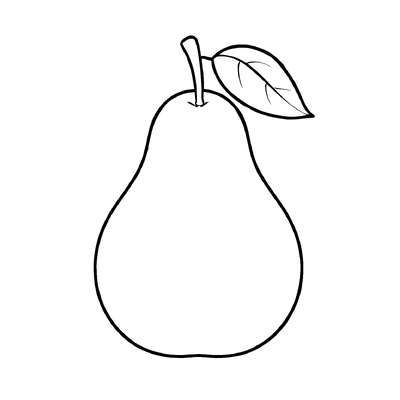 Pear Coloring Pages for Kids 2026 – Lively PDF Images