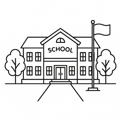 Preschool Building Coloring Pages for Kids 2026 – Easy to Download