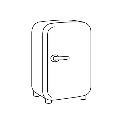 Refrigerator Coloring Pages for Kids 2026 – Free