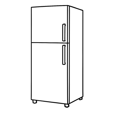 Refrigerator Coloring Pages for Kids 2026 – Free