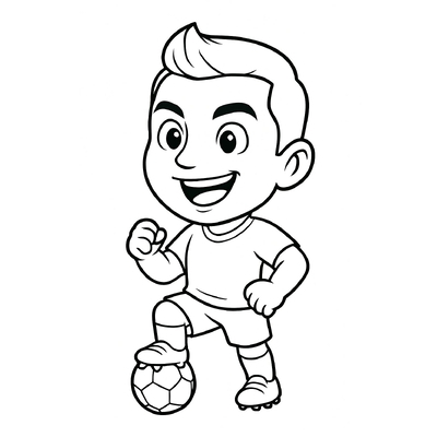 Ronaldo Coloring Pages for Kids 2026
